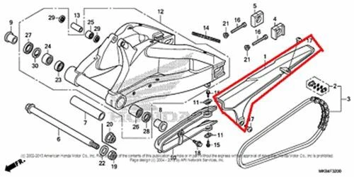 NEW OEM HONDA CBR1000RR CBR 1000 RR DRIVE CHAIN CASE Foto 1 de 1