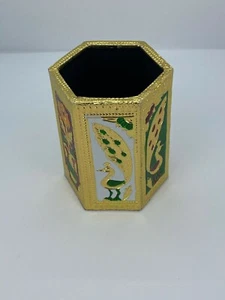 Hand Made Pen Holder with meenakari works brass sheets - Picture 1 of 4