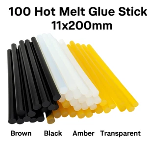 100 HEISSKLEBESTIFTE 11MMx200MM LANG FÜR DIY TRIGGER ELEKTRISCHE GROSSE KLEBEPISTOLE - Bild 1 von 23