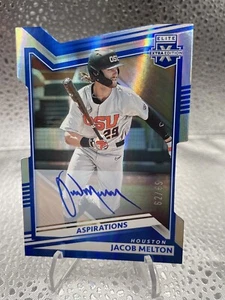 Jacob Melton /69 Die Cut On Card Auto 2022 Elite Extra Edition - Bild 1 von 2