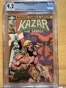 Ka-Zar the Savage #11 CGC 9.2 Marvel Comics 1982 1. App Belasco weiße Seiten! - Bild 1 von 4
