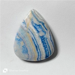 Scheelite Stone Natural Blue Scheelite Cabochon Loose Gemstone 79 Cts. ME-10237 - Picture 1 of 3