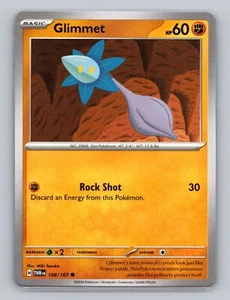 Glimmet 108/167 Common Twilight Masquerade Pokemon Scarlet & Violet - Picture 1 of 2