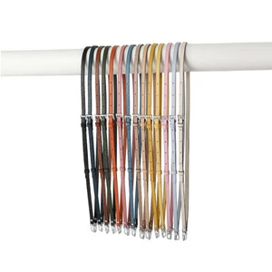 Bandolera de hombro de cuero genuino de 0,9 cm correa ajustable de repuesto - Imagen 1 de 26
