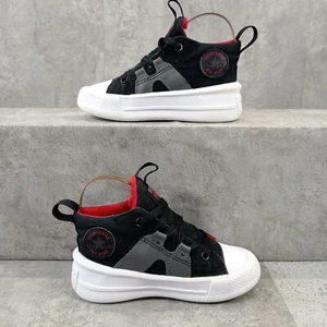 Converse Chuck Taylor All Star Ultra 2.0 Kids Trainers Size UK 9 Black Red - Picture 1 of 16