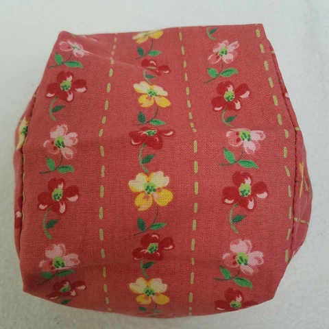 Longaberger Coaster Tote Fabric Basket Liner Dogwood Pattern #27710244 NEW w/BAG Cover
