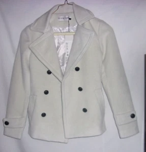 WOMEN'S DOUBLE BREASTED COAT SIZE SMALL NEW - Picture 1 of 7