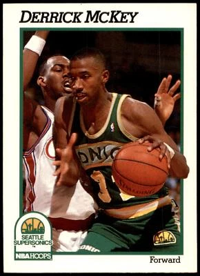 Derrick McKey #201 1991-92 Hoops - Image 1 of 2