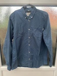 Camisa Carhartt Buck Para Hombre Talla L Azul Calce Regular - Imagen 1 de 3