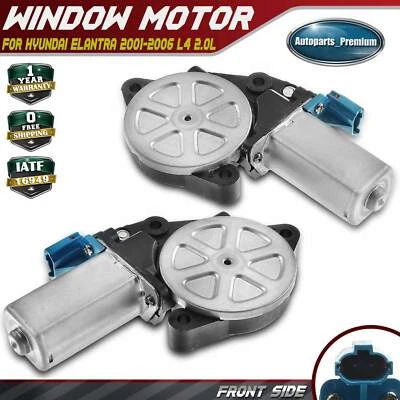 2pcs Power Window Lift Motor for Hyundai Elantra 2001-2006 Front Left & Right - Image 1 of 4