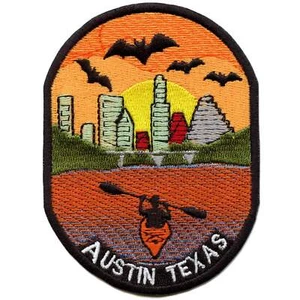 Austin Texas Travel Souvenir Patch Cities United States Embroidered Iron On - Picture 1 of 2