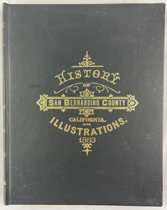 History of San Bernardino and San Diego Counties, California, 1883, 1965 Reprint - Imagen 1 de 17