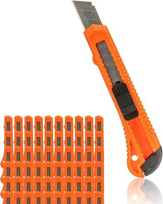 Cuttermesser 18 mm | 1-1000 St. I Profi Teppichmesser mit Abbrechklingen - Bild 1 von 4