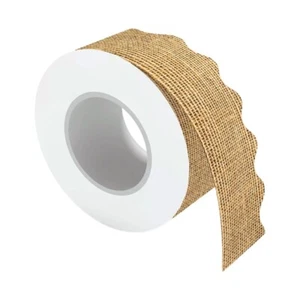 Bulletin Board Borders Scalloped Border Decorative Stickers Burlap Border Trim - Picture 1 of 8
