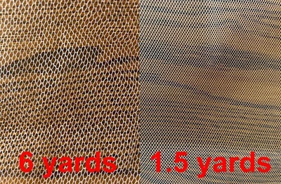 White Organza Fabric and Nylon Netting or Tooling | 2 pieces - Image 1 of 4