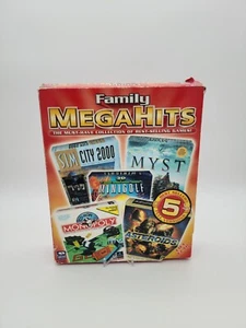 Family Mega Hits PC CD-ROM Sim City 2000 Asteroids Myst Asteroids - Imagen 1 de 4
