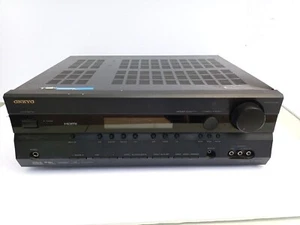 WORKS ONKYO TX-SR505 7.1 CHANNEL HOME THEATER RECEIVER SURROUND SOUND DOLBY ^ - Picture 1 of 4