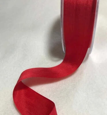 Cinta de seda 25 mm 1" - Hecha en Francia (19 colores a elegir) Foto 1 de 4