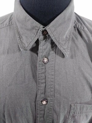 Camisa con botones Nordstrom The Naturaal Style para hombre grande 16,5 algodón verde LS Foto 1 de 4