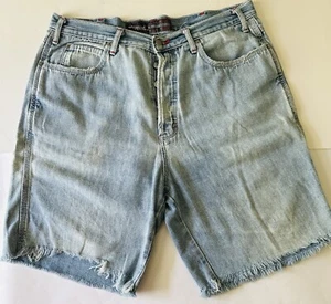 Gap Special Edition Cut Off Jeans Shorts Men Size 35/36 Distressed Worn Look - Picture 1 of 7