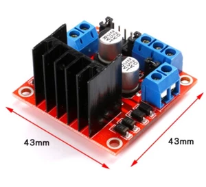 L298N Nuevo Módulo Controlador Motor Paso a Paso DC Placa de Control Puente Doble H - Imagen 1 de 3