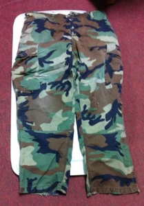 Pantalone pantalone mimetico uomo US Army Issued Woodland BDU - Foto 1 di 3