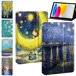 Lack Leder Flip Smart Stand Case Cover passt Apple iPad 10. Gen (2022) 10,9" - Bild 1 von 27