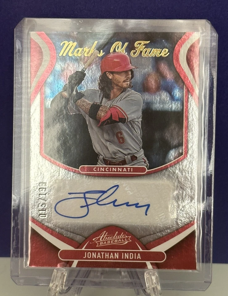 JONATHAN INDIA AUTO SSP #15/199 Mint See Pics! 2022 Panini 2021 NL ROY 🏆 - Image 1 of 4