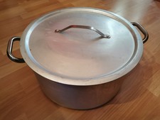 Pentola Agnelli Casseruola Cilindrica Alta, Diametro 36cm Altezza 20 Cm