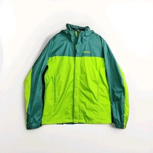 Marmot Jacke Herren klein grün zweifarbig PreCip Eco Regenmantel wasserdicht verstaubar - Bild 1 von 20