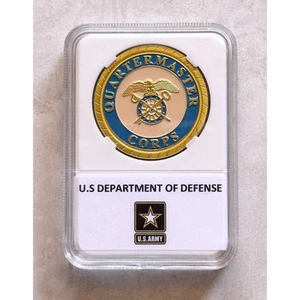 Nueva Moneda Desafío Cuerpo de Intendente del Ejército de Estados Unidos Ejército de Estados Unidos con estuche. ¡Envío rápido! - Imagen 1 de 6
