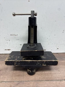 Antike schwere Eisen Labortisch Stangenklemme - Bild 1 von 4