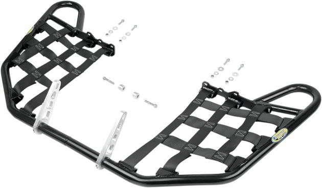 Motorsport Products Alloy Nerf Bars w/ Black Webbing Black for Honda TRX450 - Изображение 1 из 1