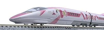 TOMIX N scale JR 500 7000 Sanyo Shinkansen Hello Kitty Shinkansen Model Train - Image 1 of 4