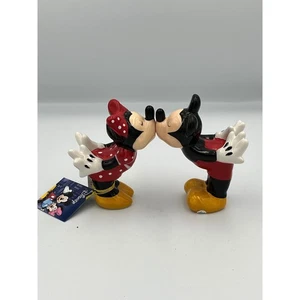 Disney Mickey & Minnie Mouse küssende Keramik Salz & Pfefferstreuer mit Etikett - Bild 1 von 18