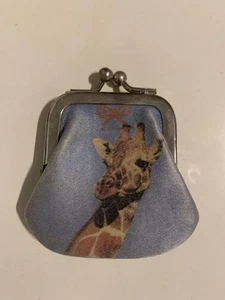ANYA HINDMARCH Giraffe Print Coin Purse RARE - Picture 1 of 5