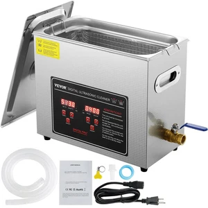 Ultrasonic Cleaner with Digital Timer & Heater, Professional Ultra Sonic Jewelry - Picture 1 of 1
