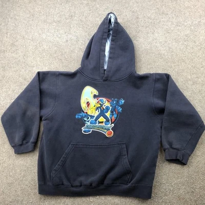 Vintage MegaMan NT Warrior Hoodie Boys Medium Navy Sweatshirt 2000s - Image 1 of 4