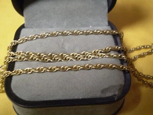 1/20 12K Yellow Gold Filled Ladies Link Necklace          5.7 grams    24 Inch - Picture 1 of 2