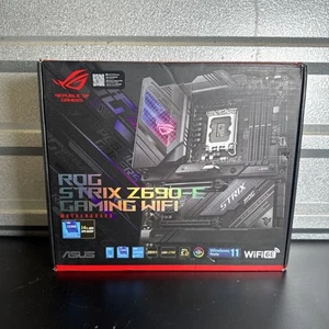 ASUS ROG STRIX Z690 - E GAMING WIFI LGA 1700 ATX MOTHERBOARD - Picture 1 of 4