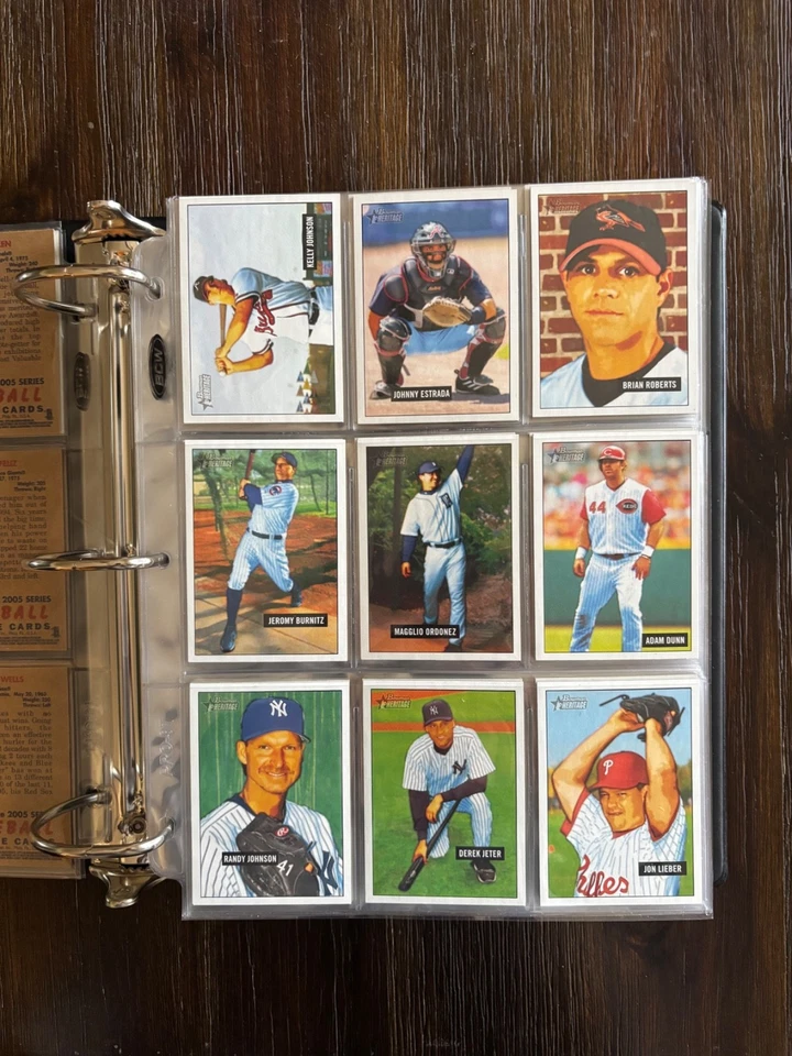 2005 Bowman Heritage Set Complete W Short Prints and Variations. SUPER SHAPE. - Image 1 of 4