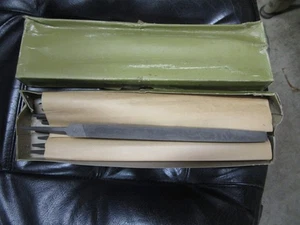 12 NOS 10" 3 Square Triangle Smooth Cut Metal Files Great Quality & Price - Picture 1 of 8