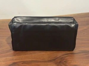 Yves Saint Laurent Perfume Hombre Artículos de Aseo Bolsa de Viaje/Bolso Pantalón Cremallera Negro - Imagen 1 de 9