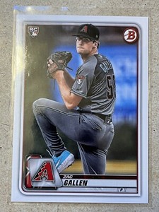 Zac Gallon 2020 Bowman Rookie Card# 75