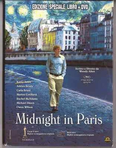 Midnight in Paris - dvd+libro - Woody Allen 2011 edit. raro fuori catalogo - Foto 1 di 3
