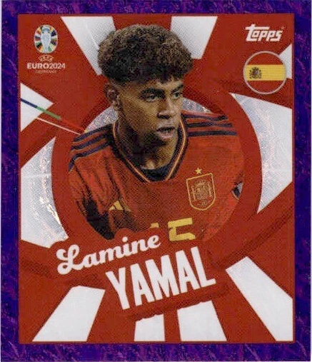 Topps UEFA EURO 2024 Stickers - PURPLE / PURPLE PARALLEL - Choose Single Stickers