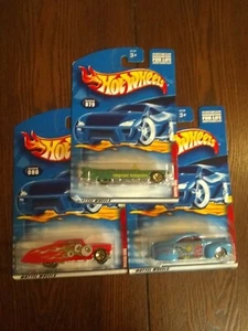 Hot Wheels 2001 Monster Series (3) Purple Passion, 59 Cadillac & Tail Dragger - Picture 1 of 2