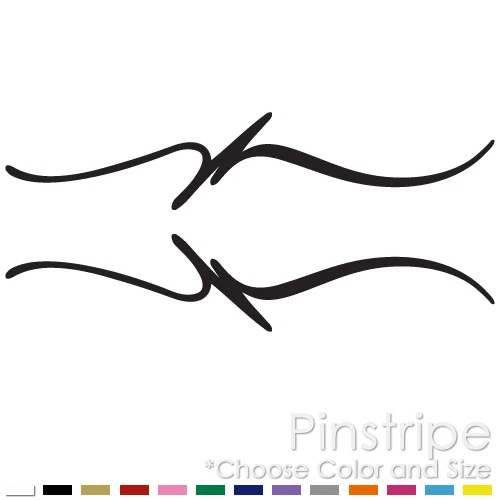 BEST VINYL STICKERS PINSTRIPE SET CHOPPER BIKE FENDER TANK CAR WINDOW VINYL DECAL STICKER (PS-23)