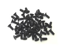 50x M3x8 DIN7991 Senkkopfschraube Gewindeschraube Stahl 10,9 schwarz brüniert