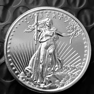 St Gauden Tribute BU; INTAGLIO MINT; 1 Feinunze .999 reines Silber Kunstmedaille - Bild 1 von 8